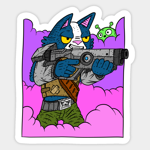 final space, avocato. hand drawn cartoon art. Sticker by JJadx